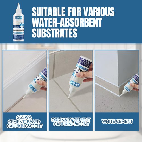 JAOJAO Grout Sealer for Floor Tile, Grout Repair Kit Tile Grout Sealer Shower Sealant Quick Drying Long Lasting Transparent for Floor Tile for Stone Bathroom Marble Indoor Outdoor, 200ml