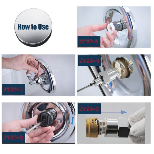 8EST TQQL 104421 Cartridge Removal Tool, Cartridge Puller Compatible with Moen 1200, 1222, & 1225 Single Handle Cartridges