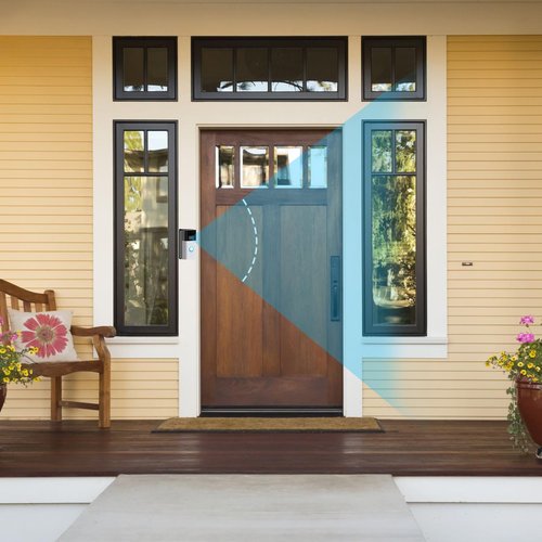 Adjustable 30 to 55 Degree Doorbell Angle Mount Compatible with Video Doorbell 1/2/3/4/(2020 Release)/Battery Doorbell Plus/Pro, Doorbell Camera Door Mount Wedge Kit for House