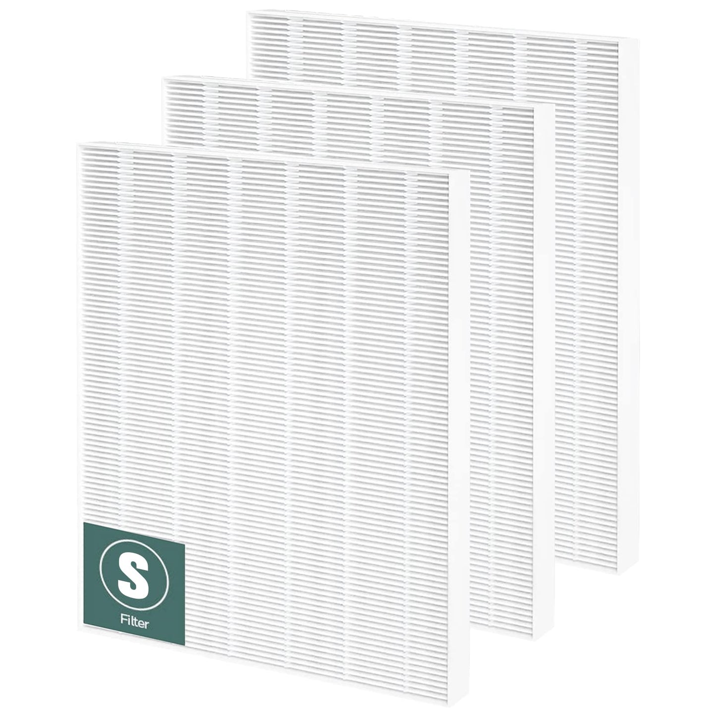 3 Pack C545 Replacement Filter S Compatible with Winix C545, B151, P150, 9300 Air Purifier Replacement for Winix S Filter Part 1712-0096-00 and 2522-0058-00 by Funmit