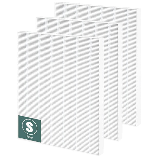3 Pack C545 Replacement Filter S Compatible with Winix C545, B151, P150, 9300 Air Purifier Replacement for Winix S Filter Part 1712-0096-00 and 2522-0058-00 by Funmit