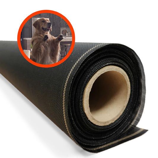 Super Screen 17/20, (48 in x 100 ft) - Weather & Pet Proof Screen Replacement - Porch & Patio Screen Mesh - Durable Pet Screen Mesh Roll Window Screen - Tiny Insect Bug Mesh, Dog & Cat Proof Screen