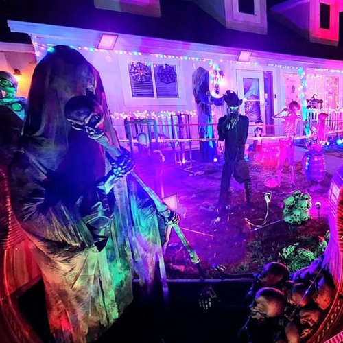 100W UV Black Light, 2 Pack Powerful IP66 Waterproof LED Lamps for Neon Glow Party, Halloween, Christmas Decor and Art Displays in Large Space (100W (2 Pack))