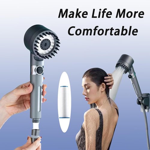 10Pcs Showerhead Filters, Ion Shower Drops Head Filter, 3.5 Inch PP Cotton Filter Cartridge, Turbo Showerhead, Iondrops Filtered Shower head Filters (10 Pcs)