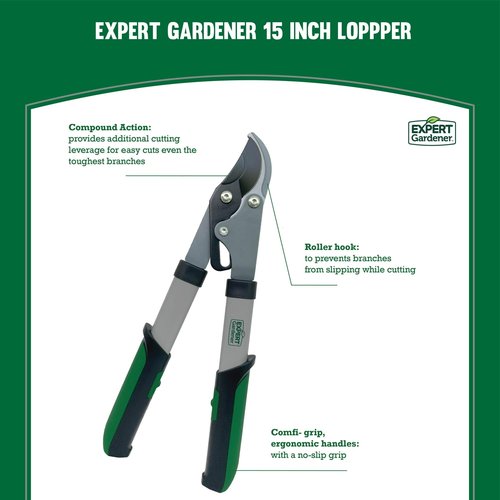 15 inches Lopper, 15 inches Assembled Length, 1 lb Assembled Weight