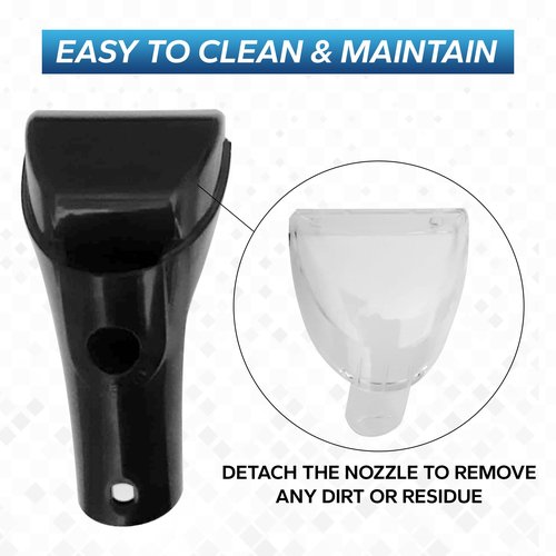 Bissel Replacement 3" Tough Stain Brush Tool with Removable Cover for All Bissell Carpet Cleaner, 2036651, 2037151, 1425 Series, 73H55, 73H5C, 73H5K, (SpotBots, SpotCleans, Little Green, and More)