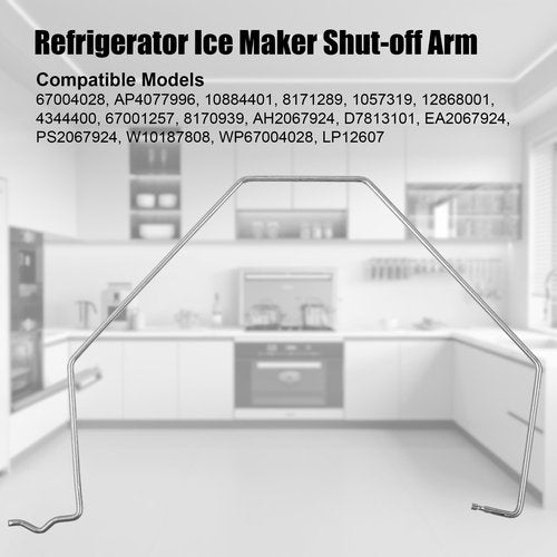 XwaYexa 5038 Icemaker Shut-Off Arm, Fits for Whirlpool, Kenmore Refrigerators Icemaker, Wire Arm Replacement Parts for WP67004028 67004028, AP6010392, D7813101, PS11743571, 2-Pack