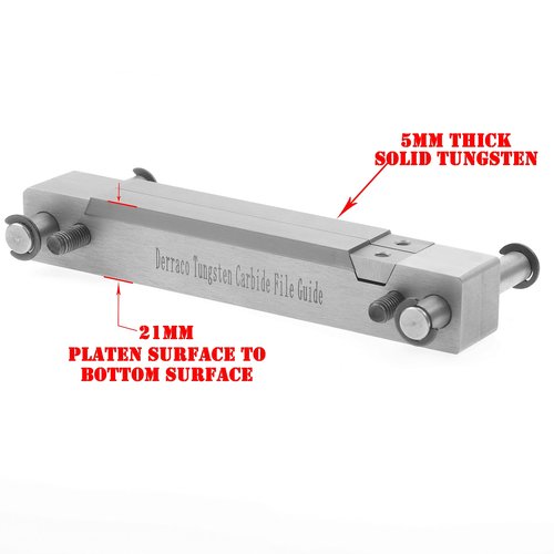 Tungsten Carbide File Guide for knife maker GEN 2 by Derraco Engineering