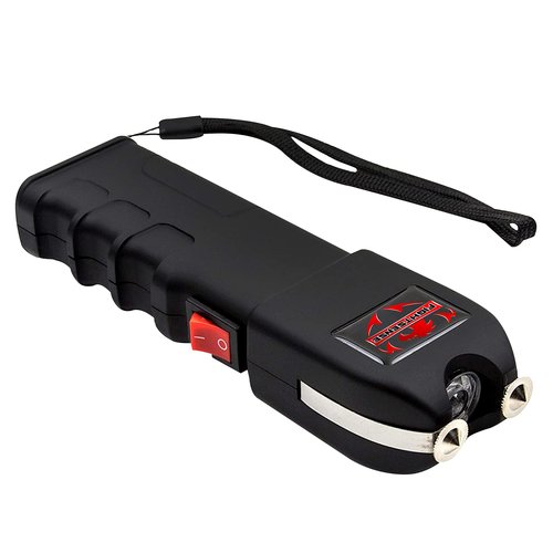FIGHTSENSE Havey Duty Flashlight stun Gun for Women self Defense, Anti Grab (Black)