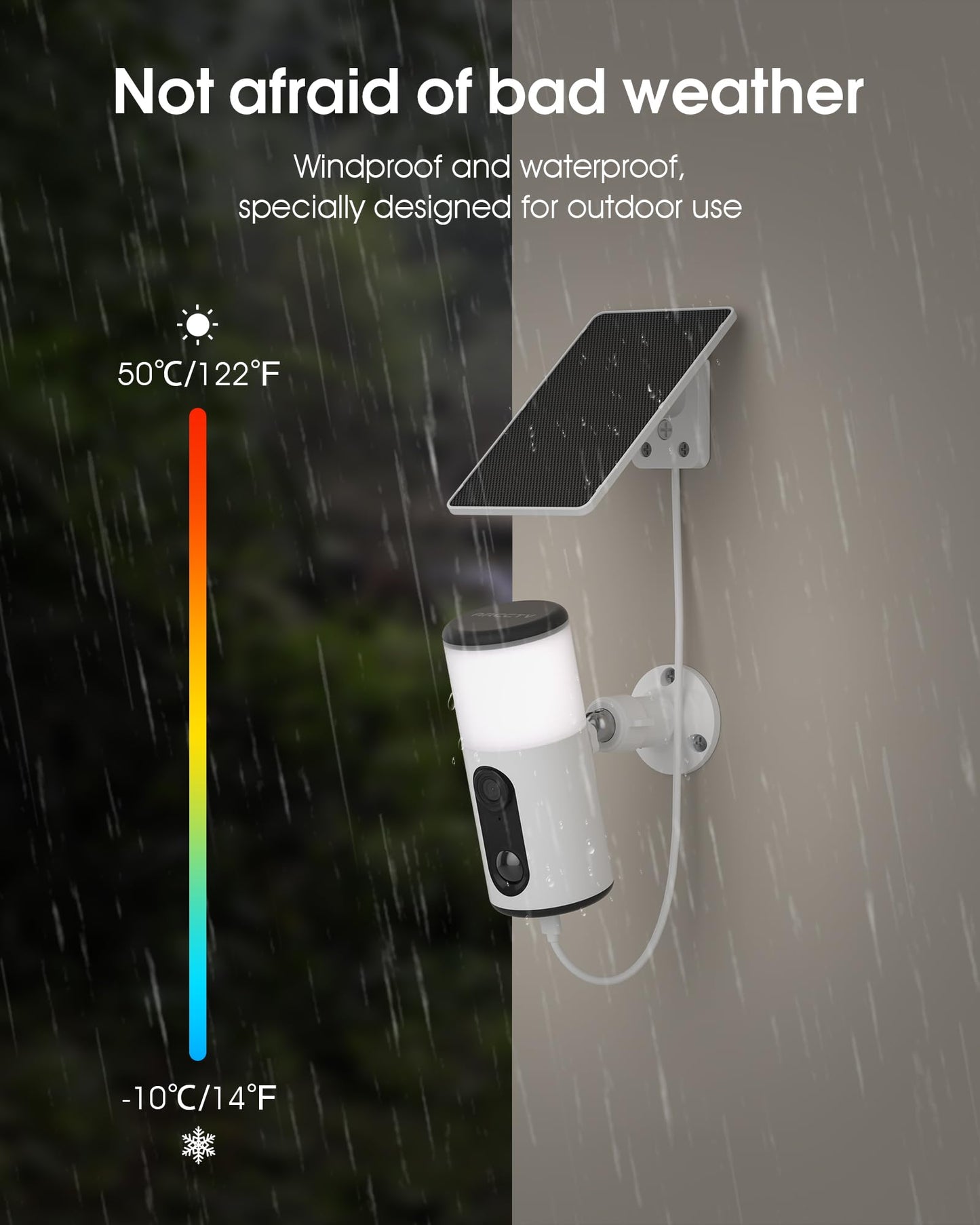 ARCCTV Floodlight Camera with Solar Panel, 4MP Battery Powered Security Cameras for Home Security, 2 Way Audio, PIR Motion Sensor, 2.4G/5G Dual Band WiFi, SD/Cloud Storage(2 Pack)