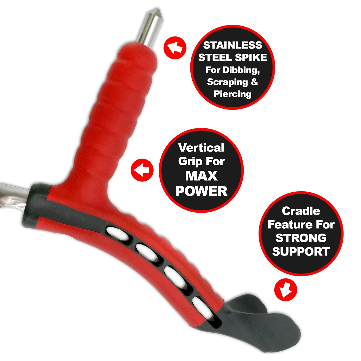 Roamwild Multi-Digger Dual Grip Garden Hand Trowel (Garden Hand Trowel)