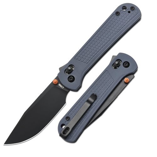 CJRB Bolt Folding Pocket Knife, 3.25'' AR-RPM9 Steel Blade G10 Handle EDC Knife with Recoil Lock Pocket Clip for Men Women Camping Survival Hiking, Blue (J1960)