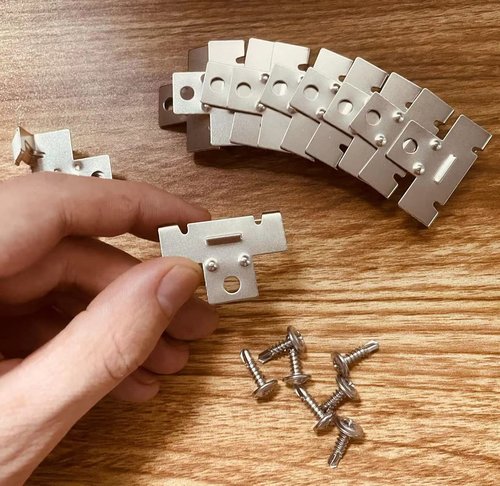 ROOWINTOO Recessed Light Clips for retrofitting recessed Light canisters, Downlight recessed Light Clips for use with Torsion Springs 20 Pack (10 Pairs)
