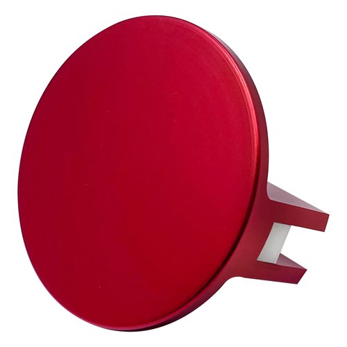 Large Slotted Universal Magnetic Jack Pad Weld Frame Rail Adapter(red) for Most Model Cars