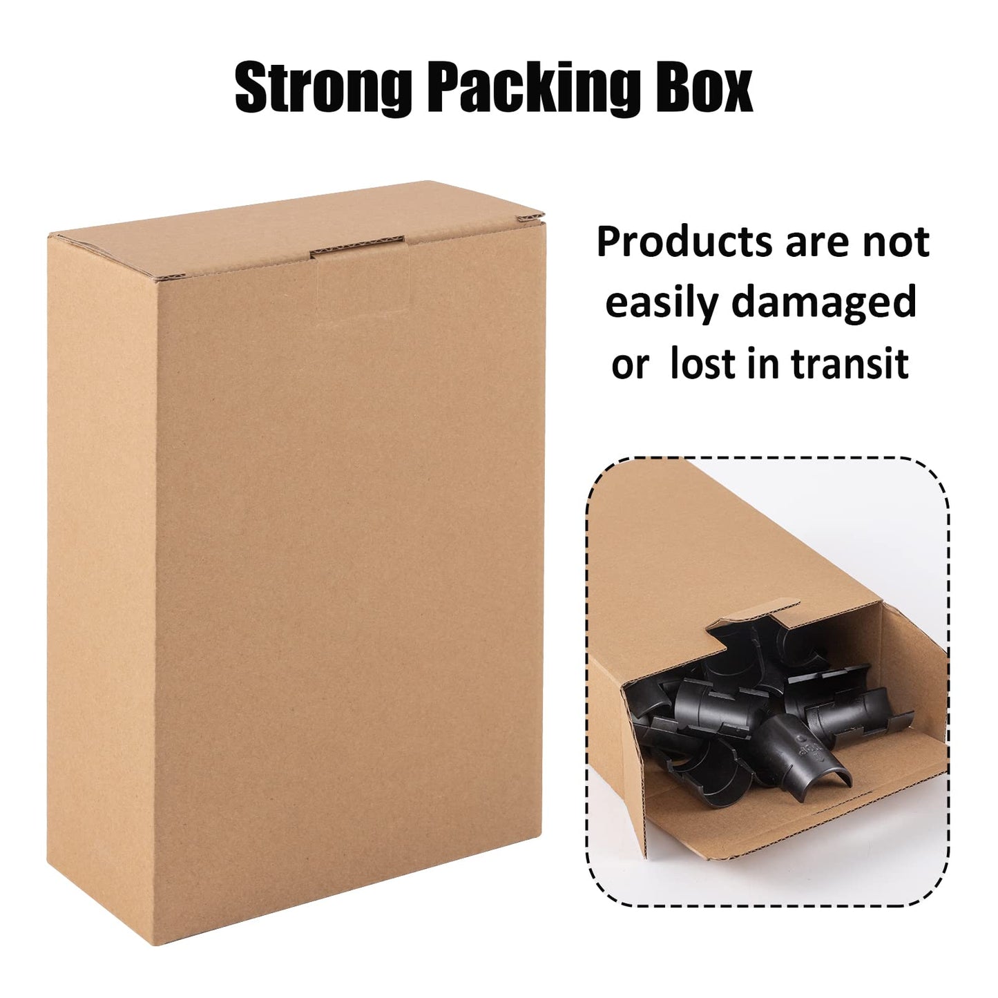 72 Pcs Wire Shelf Clips for 1" Post - 36 Pairs of Wire Rack Lock Clip Replacements for Metal Shelving Sleeves System, Plastic Parts for Stability and Layer Spacing Adjustment