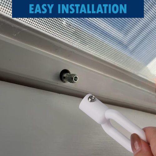 GGTE Skylight Eyelet Adapte for Velux Skylight and Awning Window Operators, Skylight Parts, White