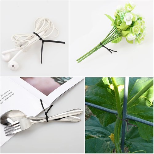 300 Pcs Plastic 5" Twist Ties for Bags, Bread, Household & Office Use