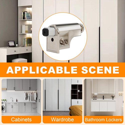 10 Pack Soft Close Cabinet Hinges with Double Sided Tape, Adjustable Soft Close Cabinet Door Damper Slow Close Hinges for Kitchen Cabinets