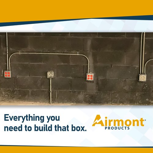 Outlet Box Kit, Includes 4x4'' Welded Metal Electrical Box, 2 Tamper Resistant 20 Amp Duplex Receptacle Outlets, Duplex Receptacle 4x4'' Cover, 16 Knockouts, Green Pigtail Grounding Wire and Screw