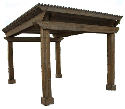 Pergola Arbor How-to Book; Paper Pattern Plan to DIY and Easily Build Large 12x16 Windsor Shade Shelter