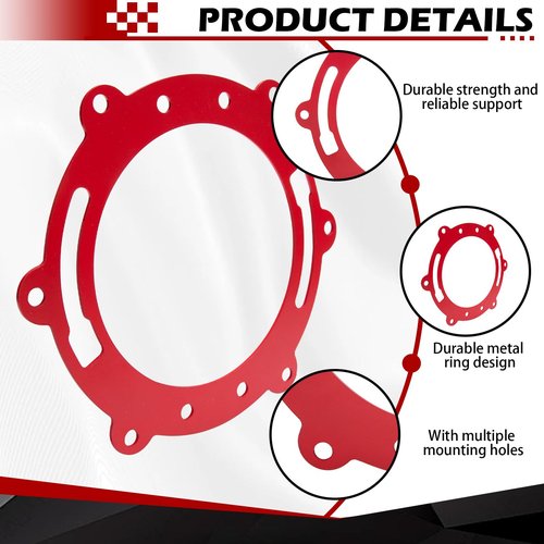 4506993 Toilet Flange Repair Metal Ring Suitable for Pasco 21013 Toilet Seat Damaged Repair Durable Metal Parts