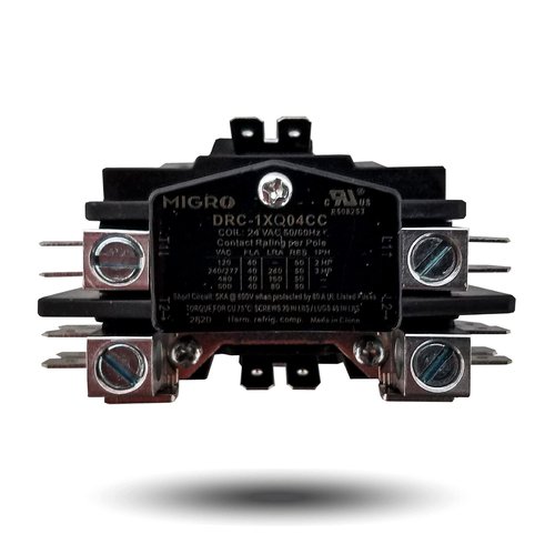 Migro 1 Pole 40 AMP Heavy Duty AC Contactor Replaces Virtually All Residential 1 Pole Models (Migro 1 Pole -2yr Warranty) Product Name