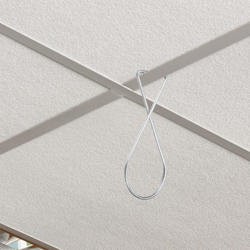 Outus 30 Packs Ceiling Hook Tile Hooks T-bar Clips Drop Grid Clip Heavy Duty for Light Plant Office Home Stores Classroom and Wedding Decorations