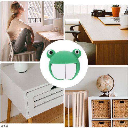 Toddmomy 4pcs Cartoon Silicone Table Corner Guard Safety Edge Protector for Elders Durable Non Traceless Removable Covers Cute Animal Design Strong Adhesive for Home Furniture