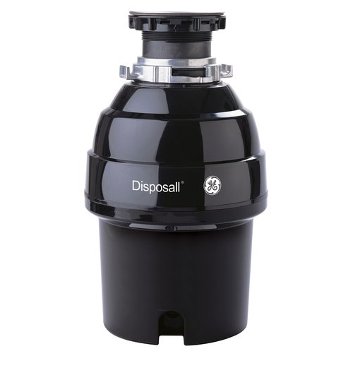 GE Disposall Continuous Feed 3/4 Horsepower Motor Garbage Disposer, Good for Grinding: Vegetable Peels & Small Bones, Easy Install Kit, Non-Corded, Recommended for 2-4 Person Homes, GFC720N