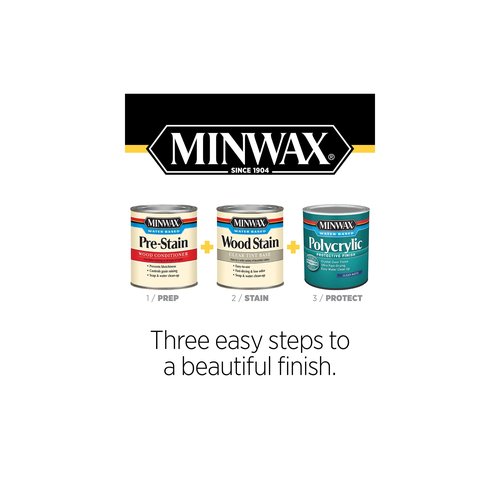 Minwax 35555000 Polycrylic Protective Finish Spray for Wood, Clear Gloss, 11.5 oz. Aerosol Can