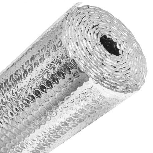 YoleShy Double Reflective Insulation 48 in X 10 FT RV Window Insulation for Summer Heat Reflective Window Film for Roof, Car, Garage Doors
