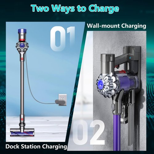 BATTOOL 8000mAh 21.6V Replacement for Dyson V6 Battery VTC4 SV03 SV04 SV06 SV09 967810-23 DC58 DC59 DC61 DC62 DC72 DC74 Compatible with Dyson V6 Animal Absolute Motorhead Slim Fluffy Handheld Vacuum