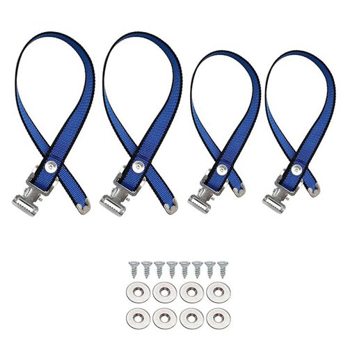 Stilts Strap Adjustable Nylon Foot Bands With Essential Mounting Screws And Spacers For Elevated Work