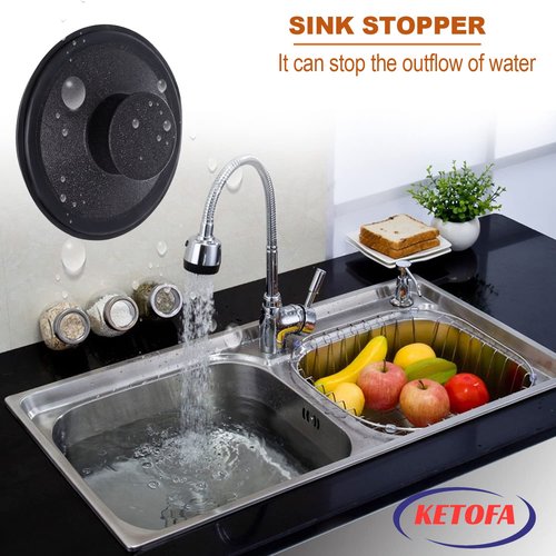 Sink Stopper for InSink-Erator STP-PL Garbage Disposal, Exact Replacement Stopper Drain Compatible with Standard 3-1/2" Drains, Sink Drain Stopper for Kohler, Waste King