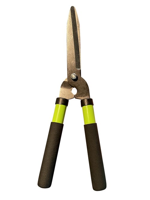 GARDEN GURU Hedge Shears Clippers for Trimming & Shaping Borders, Boxwood, Decorative Shrubs, Bushes, Grass – 15 inch High Carbon Steel Gardening Hedge Clippers & Shears with Comfort Grip Handles