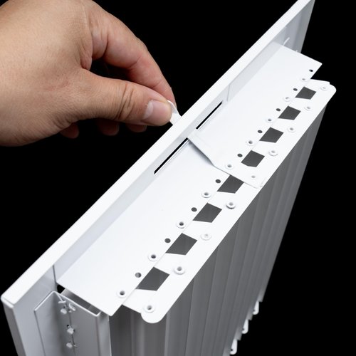 Fits 14x6 Duct Opening Steel Adjustable Air Supply Grille by Handua | Register Vent Cover Grill for Sidewall and Ceiling | White | Outer Dimensions: 15.75" X 7.75"