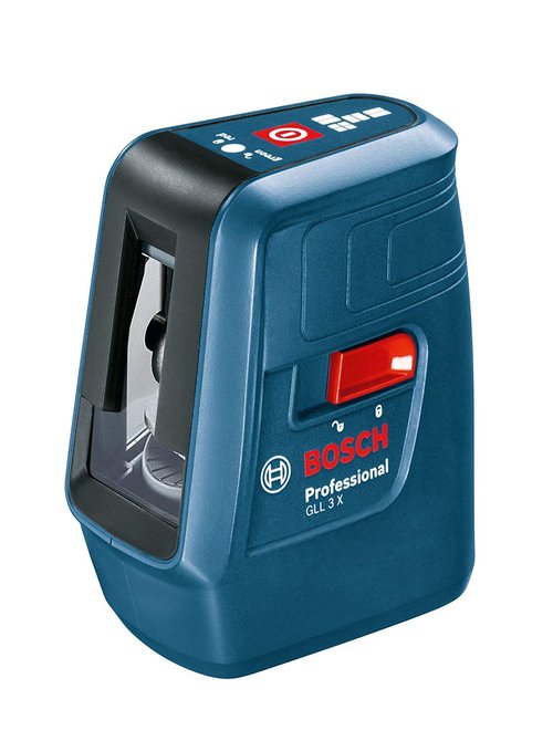 Bosch GLL 3X Professional Cross Line Laser level with 3 lines by Bosch Professional