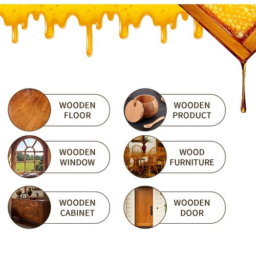 Beeswax Wood Polish, Used for Caring Living Rooms Kitchens Furniture Wood Floor. (1Pcs)
