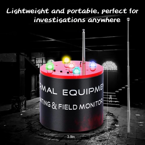 Ghost Hunting Equipment, Paranormal Equipment Tool with Enhanced Sensitivity and Temperature Deviation Detection, EMF Detector for Professional Paranormal Investigations