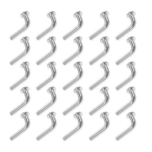 ZYAMY 25pcs M7 Heavy-Duty Rack Safety Bolt, Universal Pallet Rack Drop Pin for Disengagement Safety of Warehouse, Home or DIY Shelving Unit