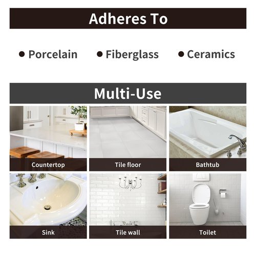 SENVEN Tub and Tile Spray Paint Black Gloss Aerosol Spray Tile Paint Bathtub Refinishing Kit for Tiles Ceramic Porcelain Fiberglass Resurfacing Bathroom Walls Bathtubs Sinks Countertops Toilets