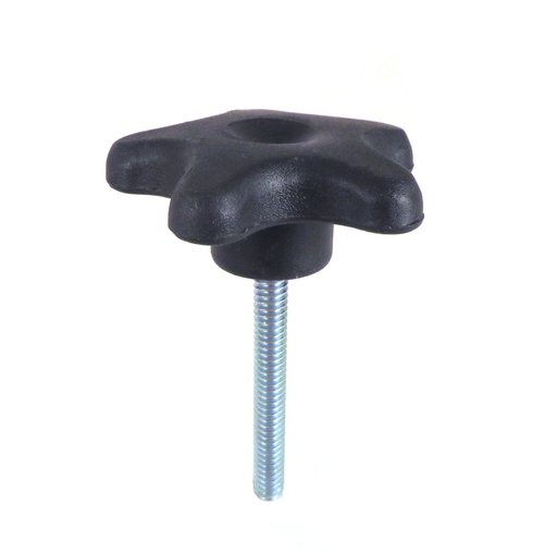 Taytools 774021 Lot 10 each 3/8 16 Male Threads Star Knobs 2 inch Diameter with 2 inch Long Threaded Post