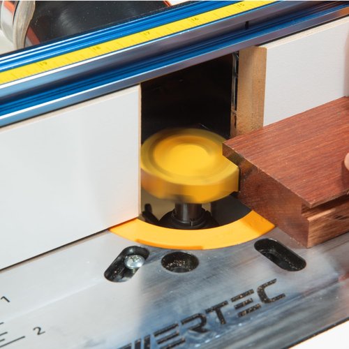 POWERTEC Slab Flattening Router Bit, CNC Router Bits, Surfacing Router Bit 1/4 Shank, 2" Diameter, 1/2" Cutting Depth, Router Planer Bit - Perfect for Spoilboard Surfacing, Wood Milling Planing 73056