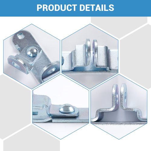 Fuoequl Trailer Door Hasp for Cargo Trailer Door Latch and Enclosed Trailer Door Parts