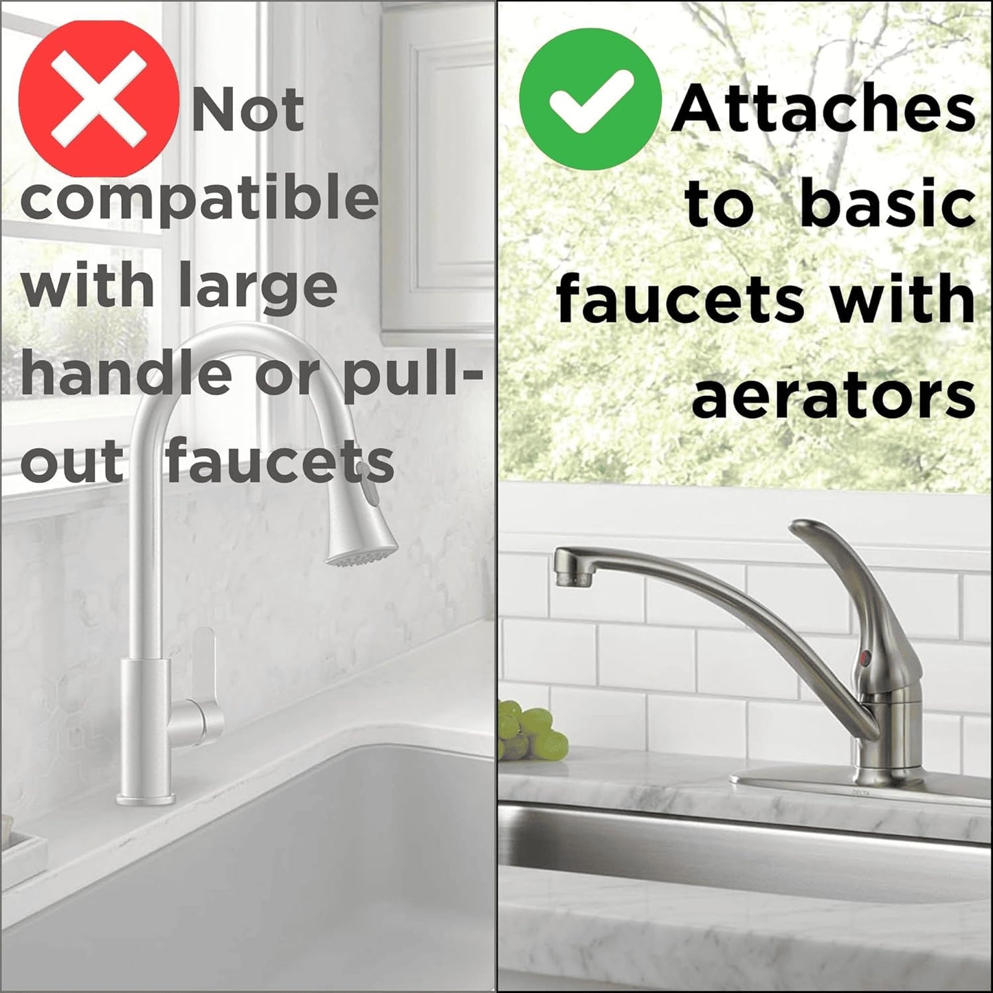 PUR Faucet Mounted Water Filter System with 4 Filters, Chrome Horizontal (8789878)