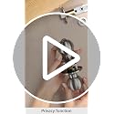 Copper Creek Privacy Interior Door Knob Pack Satin Stainless - Reversible, Heavy Duty, Easy Install for Bedrooms & Bathrooms