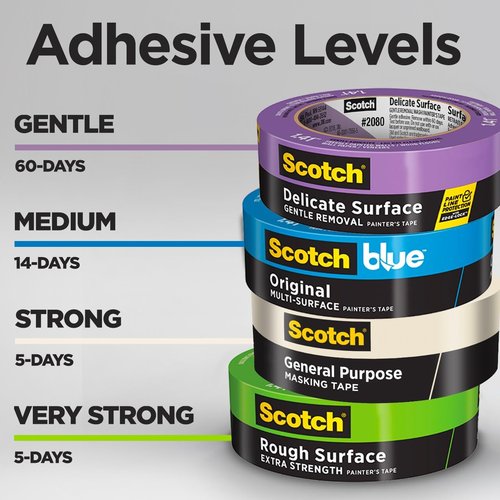 Scotch Greener Masking Tape, 0.94 in x 60 Yard, 2050, 1 roll