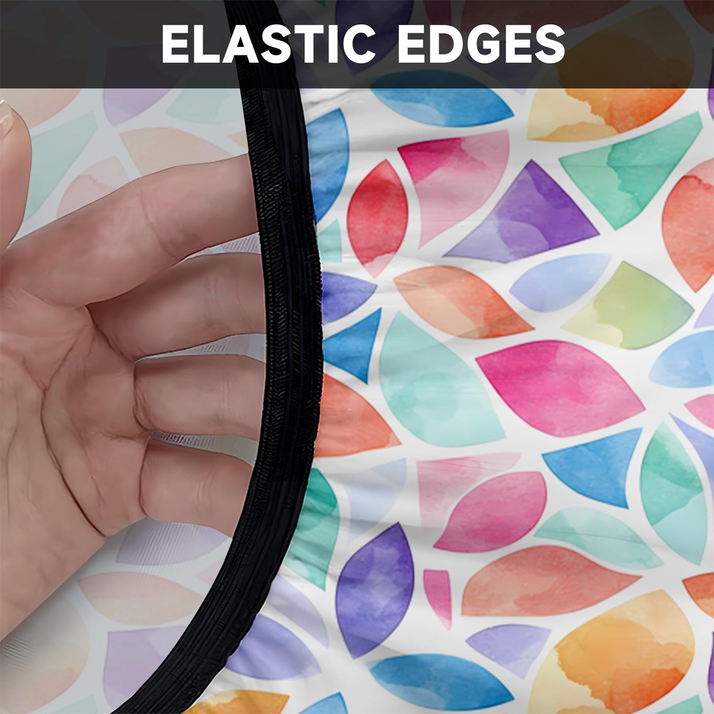 Ironing Board Cover 15"x54", Standard Size Replacement Iron Board Covers with Thick Padding, Heavy Duty Non-Slip Board Cover Fitted with Elastic Edges and Velcro Straps
