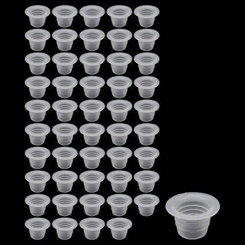 Geesatis 50Pcs Faucet Leak-Proof Sealing Gasket,Universal Silicone Gasket Sealing Ring,Water Pipe Silicone Rubber Hose Gasket Washers（White）