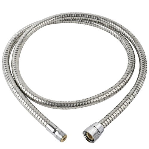 46174000 Grohe Kitchen Faucet Hose Replacement, 59 Inches StarLight Chrome Finish, Ladylux Metalflex Hose For Grohe K4 K7, Bridge and Ladylux Cafe, Alira Sink Faucet